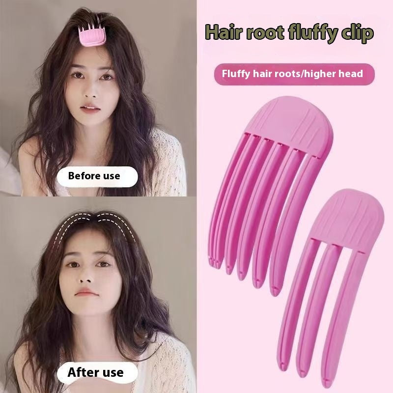 Wind Plastic Comb Underlay Hair Root Barrettes High Skull Top Fluffy Female Clip